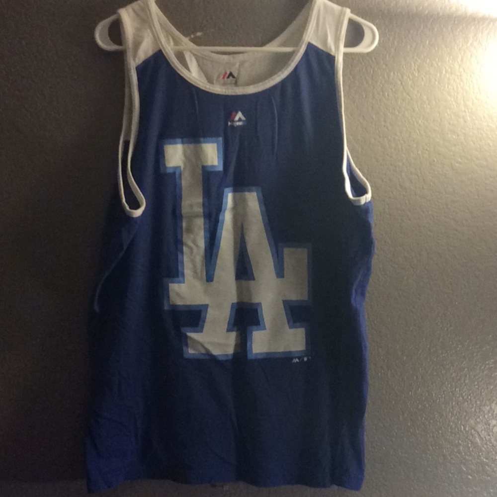 Dodgers tank top    FROM Majestic